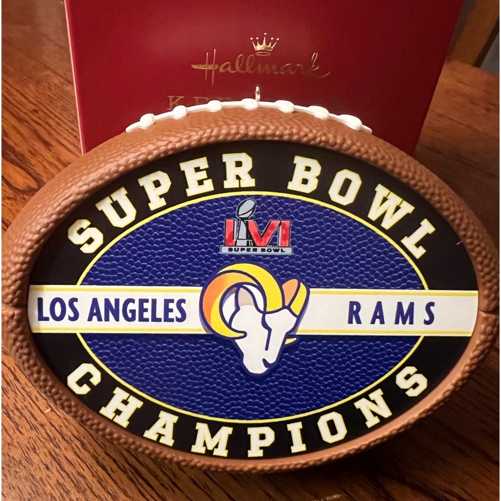 Los Angeles Rams Super Bowl LVI Champions Hallmark Ornament